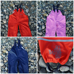 Waterproof Double knee bib Rainpants