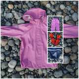 Puddlegear Kids Pink Raincoat with Hood
