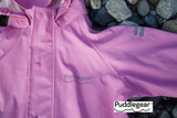 Puddlegear Kids Pink Raincoat with Hood